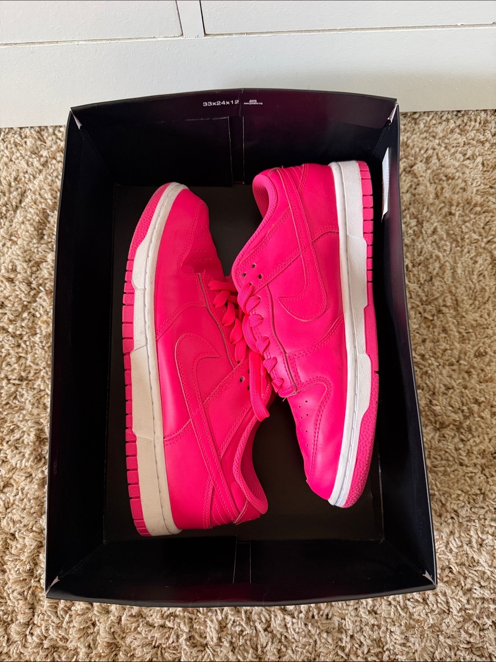 Nike Women’s Dunk Low “Hyper Pink” Sneakers